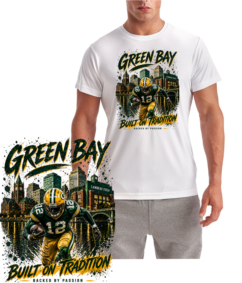 Green Bay Built On Tradition Packers Short Sleeve T-Shirt