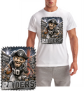 Raider In The Stadium Football Mascot Short Sleeve T-Shirt
