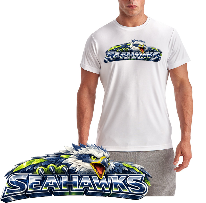 Seattle Seahawks Logo Short Sleeve T-Shirt