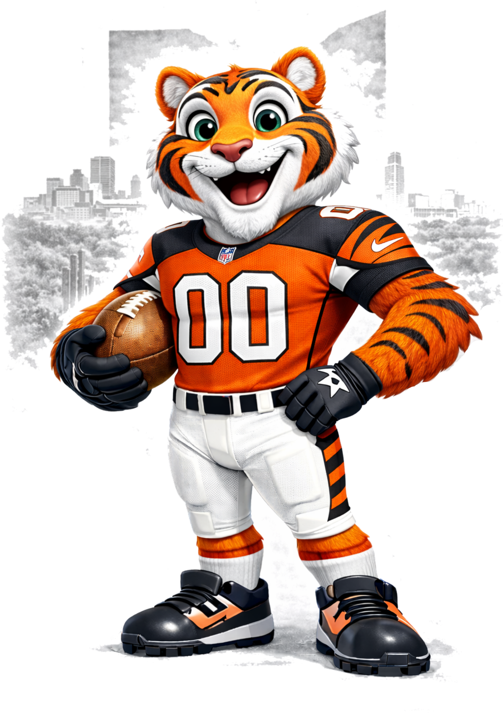 Cincinnati Mascot Short Sleeve T-Shirt