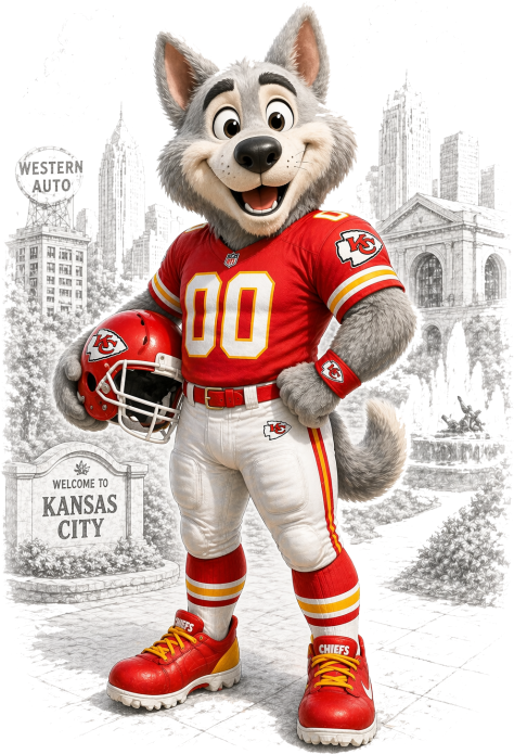 KC Mascot Downtown Short Sleeve T-Shirt