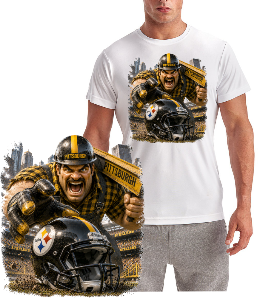 Pittsburgh Steeler Stadium Mascot Short Sleeve T-Shirt