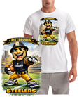 Pittsburgh Football Cartoon City Short Sleeve T-Shirt