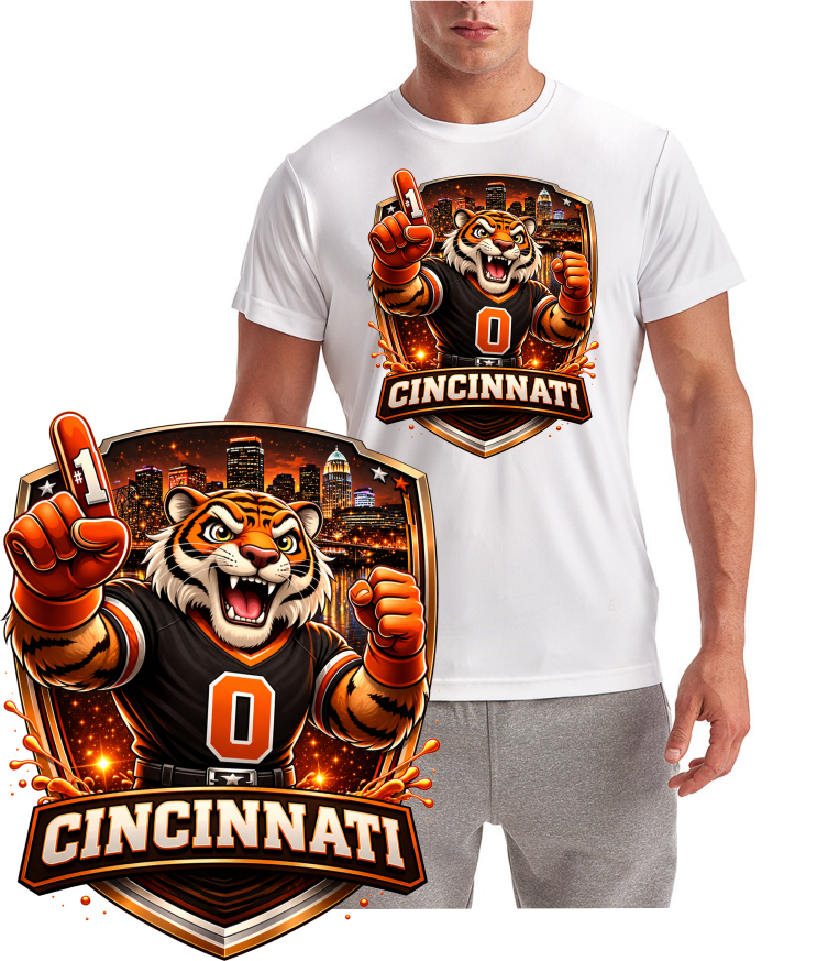 Cincinnati Shield Logo Short Sleeve T-Shirt