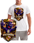 Maryland Number 1 Baltimore Football Fan Short Sleeve T-Shirt