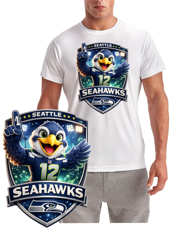 Seattle 12th Seahawk Short Sleeve T-Shirt