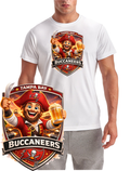 Buccaneers Beer Shield Tampa Bay Football Short Sleeve T-Shirt
