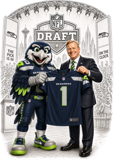 Seattle Seahawks Draft Day Short Sleeve T-Shirt
