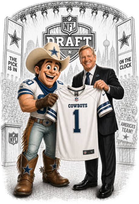 Cowboy Draft Day Dallas Short Sleeve T-Shirt