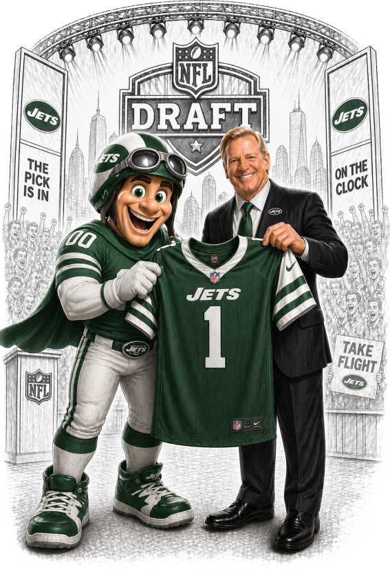 New York Jets Draft Day Short Sleeve T-Shirt