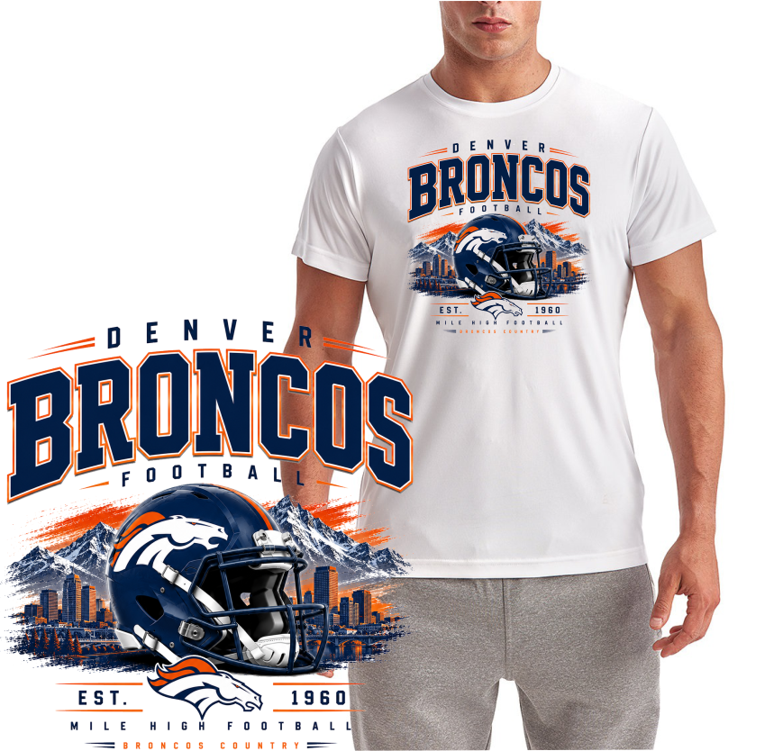 Denver Broncos Classis Short Sleeve T-Shirt