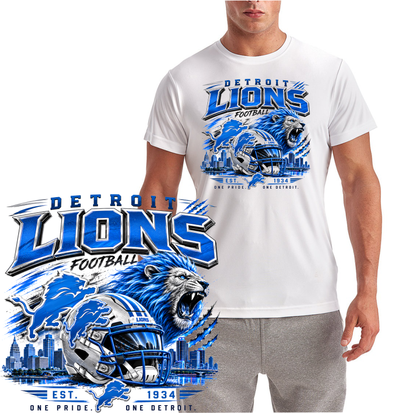 Detroit Lions Town Short Sleeve T-shirt