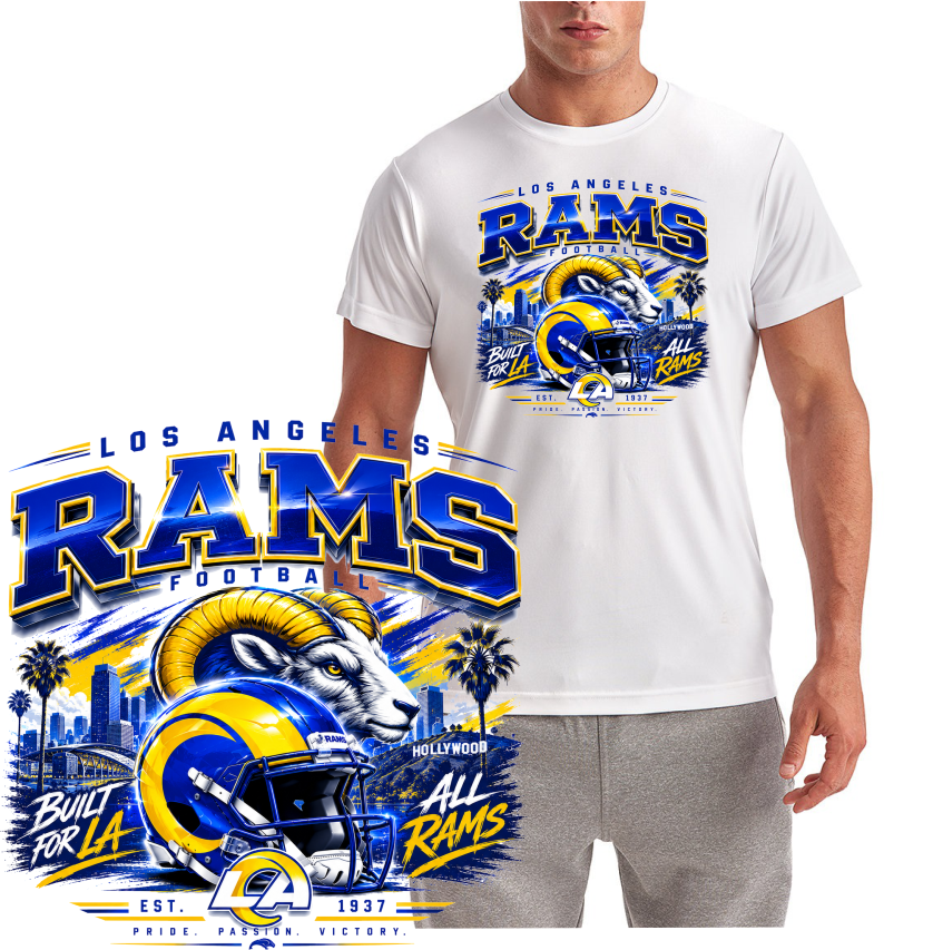 Rams Built for LA Short Sleeve T-Shirt