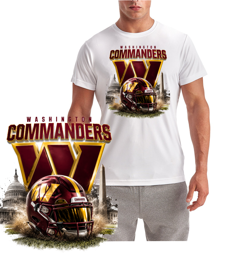 Downtown Washington Commander Short Sleeve T-Shirt