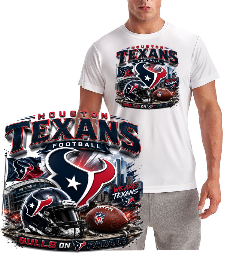 Texas Texan Football Short Sleeve T-Shirt