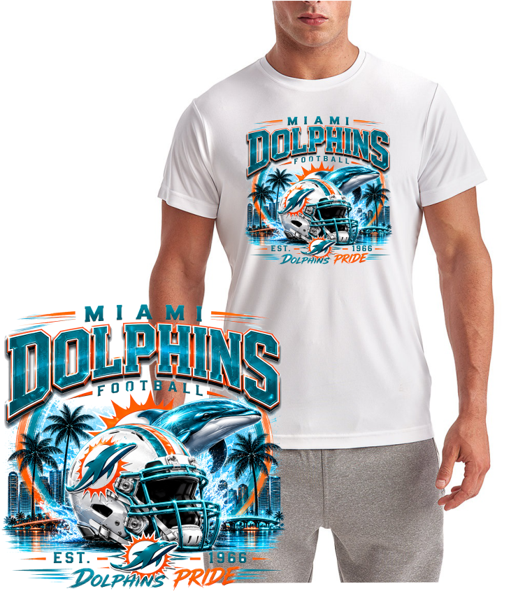 Miami Dolphins Pride Short Sleeve T-Shirt