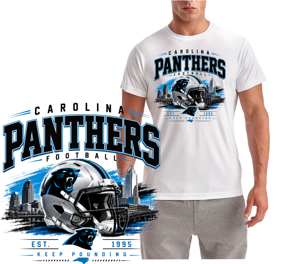 Carolina Panther Football Short Sleeve T-Shirt