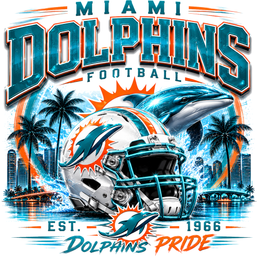 Miami Dolphins Pride Short Sleeve T-Shirt