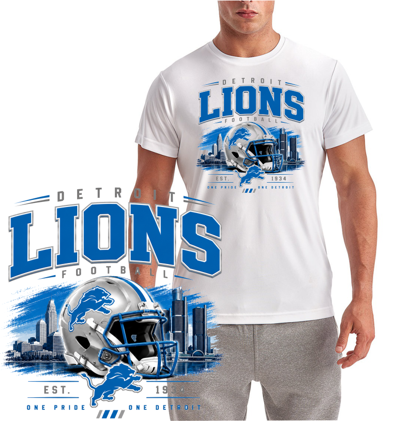 Detroit Lions Classic Short Sleeve T-Shirt