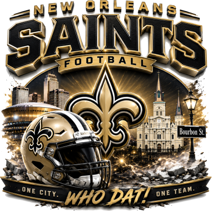 New Orleans Saints Downtown Short Sleeve T-shirt