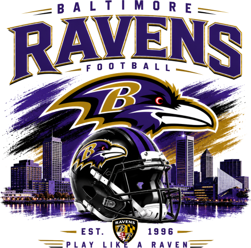 Ravens Football Short Sleeve T-Shirt