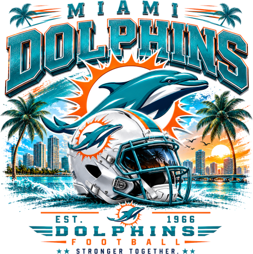 Miami Dolphins Pride Short Sleeve T-Shirt