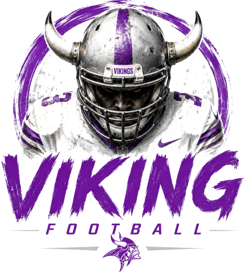 Viking Football Retro Short Sleeve T-Shirt