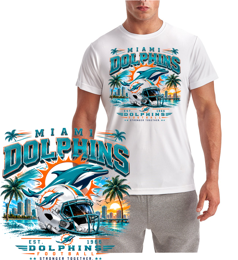 Miami Dolphins Pride Short Sleeve T-Shirt