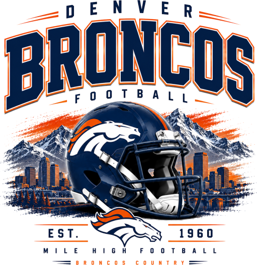 Denver Broncos Classis Short Sleeve T-Shirt